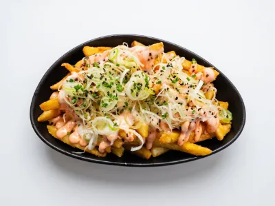 Mentaiko Beer Cheese Fries