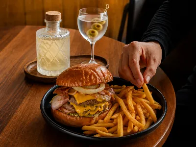 Martini & Make it Nice Burger