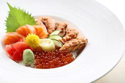 Salmon Ikura Mentai Don