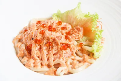 Aburi Salmon Mentai Udon