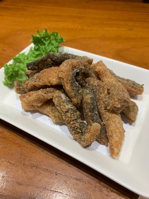 Fried Salmon Skin