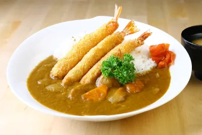 Ebi Fry Curry Rice