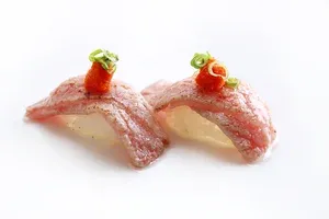 Tuna Belly with Ponzu & Chilli (2pcs)